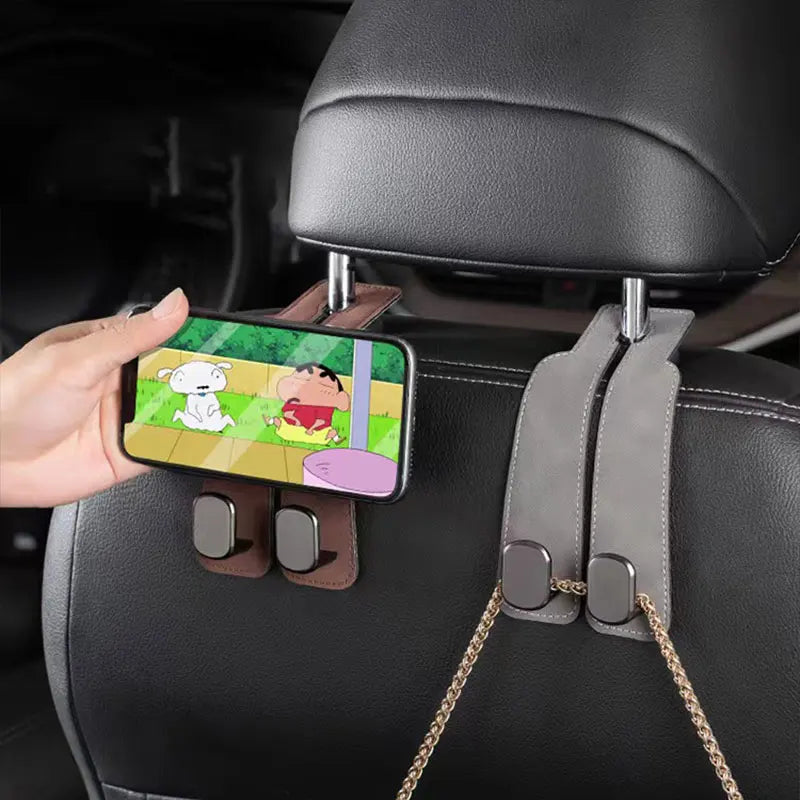 Double Hook Organizer - Convenient Seat Back Storage for Everyday Storage