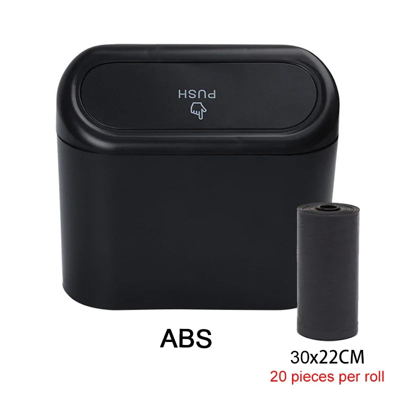 Leak-Proof Car Trash Can - Compact, Durable Mini Car Accessory