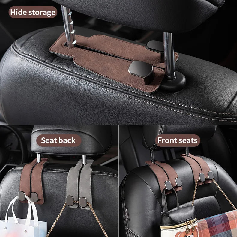 Double Hook Organizer - Convenient Seat Back Storage for Everyday Essentials