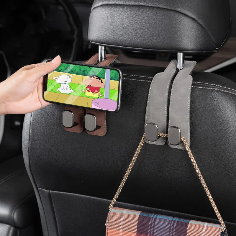 Double Hook Organizer - Convenient Seat Back Storage for Everyday Essentials