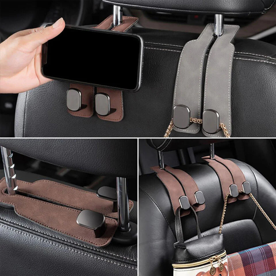 Double Hook Organizer - Convenient Seat Back Storage for Everyday Essentials